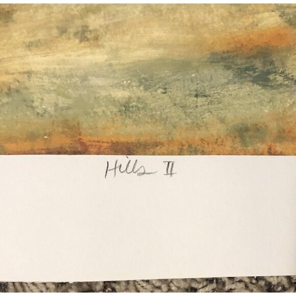 27.75"x27" SIGNED Variable Edition (E/V) Art Print HILLS II w/ Artist Details - Picture 4 of 5